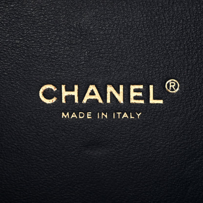Chanel Caviar Quilted Small CC Filigree Vanity Case Navy 6 of 13
