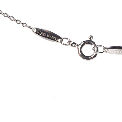 Tiffany Sterling Silver Diamond .10ct Elsa Peretti Diamonds by the Yard Pendant Necklace 7 of 9