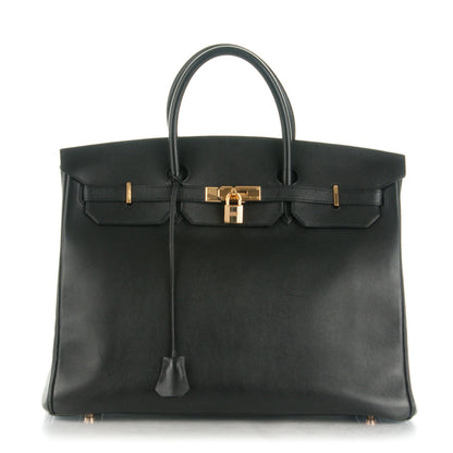 Hermes Swift Birkin 40 Black 1 of 26