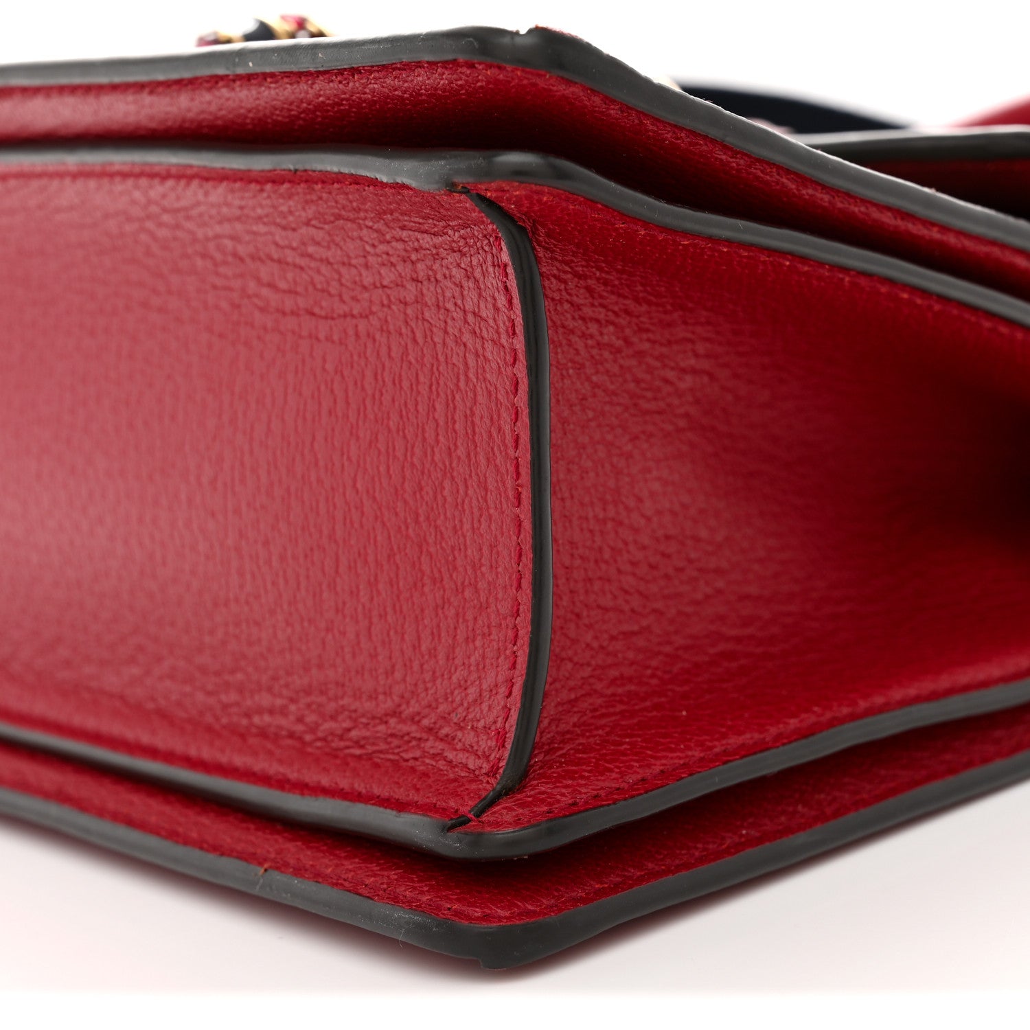 Gucci GG Supreme Monogram Small Queen Margaret Top Handle Bag Red 10 of 12