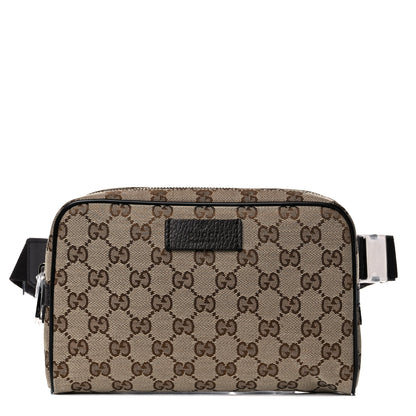 Gucci Monogram Belt Bag Dark Brown 1 of 10
