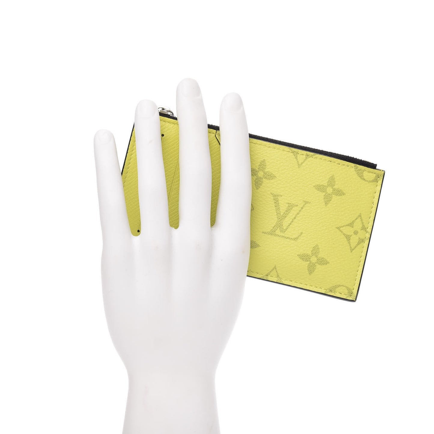 Monogram Taiga Coin Card Holder Yellow