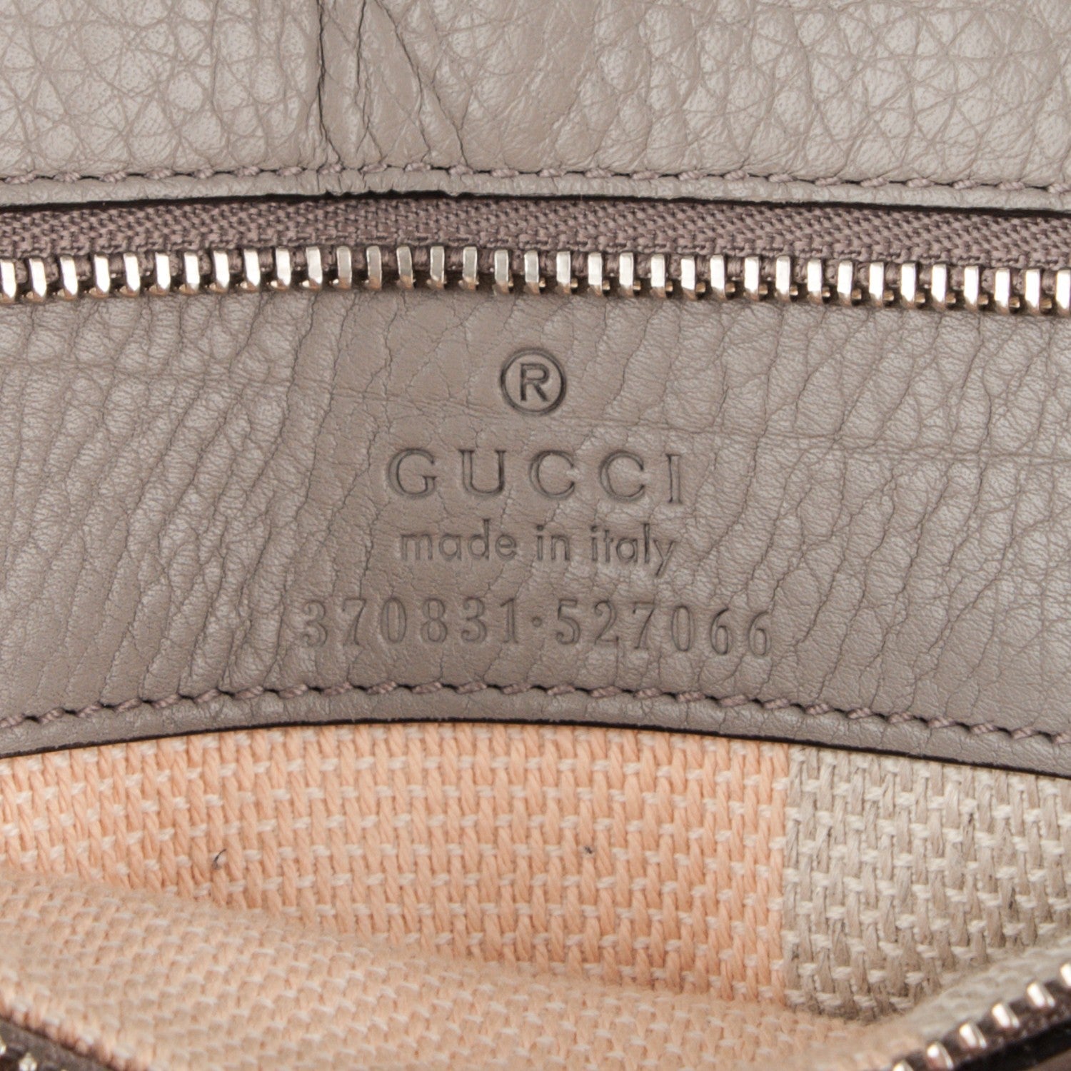 Gucci Cellarius Calfskin Small Bamboo Daily Top Handle Bag Storm Grey 8 of 8