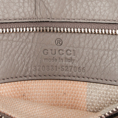 Gucci Cellarius Calfskin Small Bamboo Daily Top Handle Bag Storm Grey 8 of 8