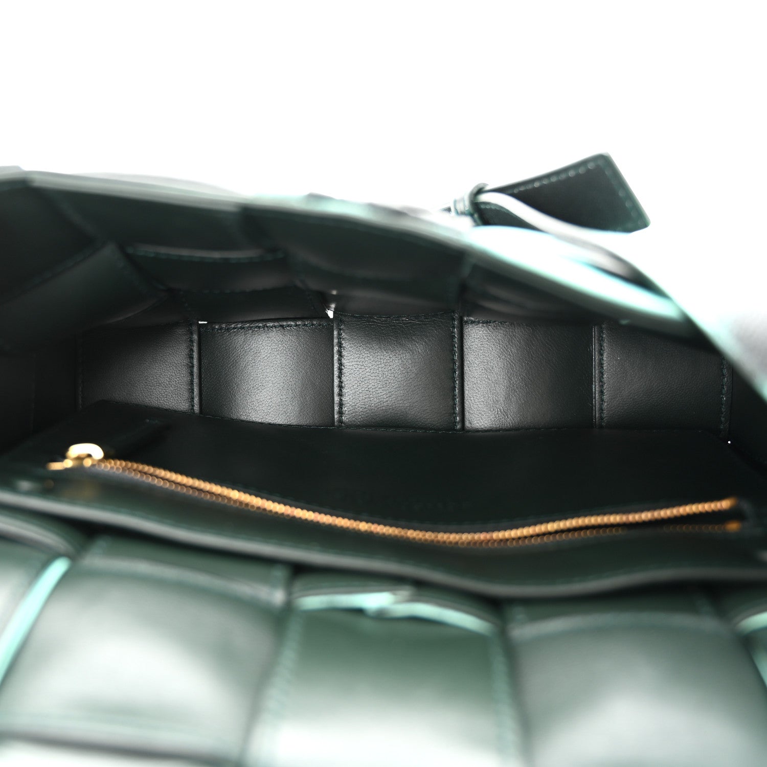 Bottega Veneta Foulard Tie Dye Maxi Intrecciato Padded Cassette Crossbody Bag Celadon Inkwell 5 of 11