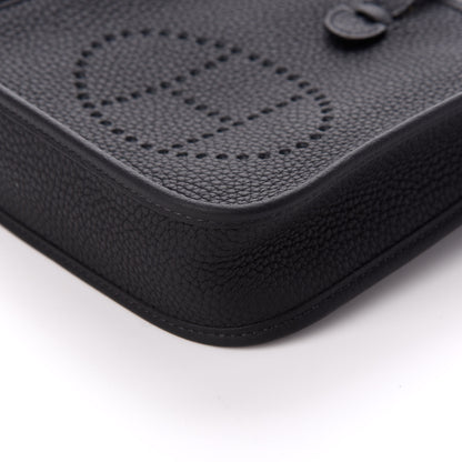 Hermes Taurillon Clemence Evelyne TPM Black 8 of 8