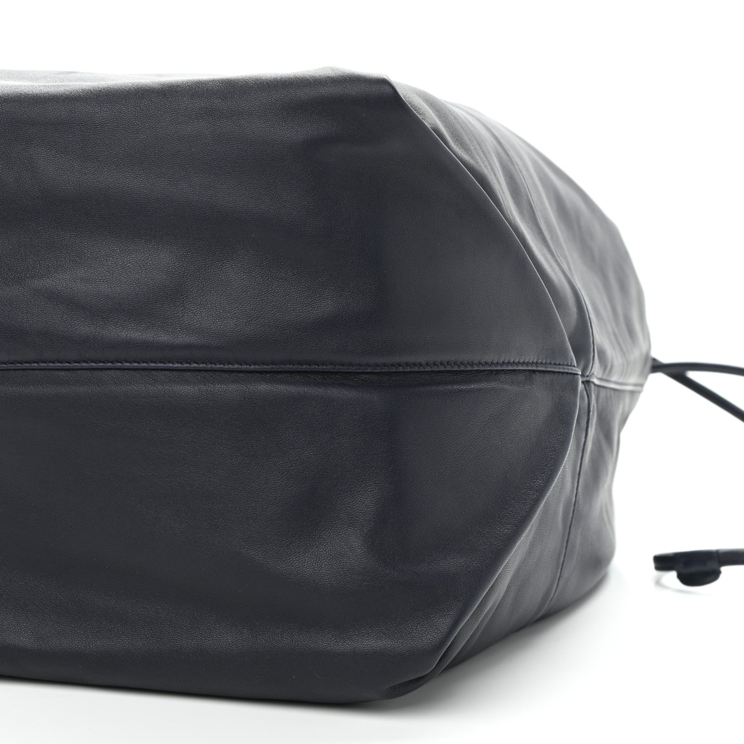 Saint Laurent Lambskin West Shopping Bag Dark Notte 11 of 11