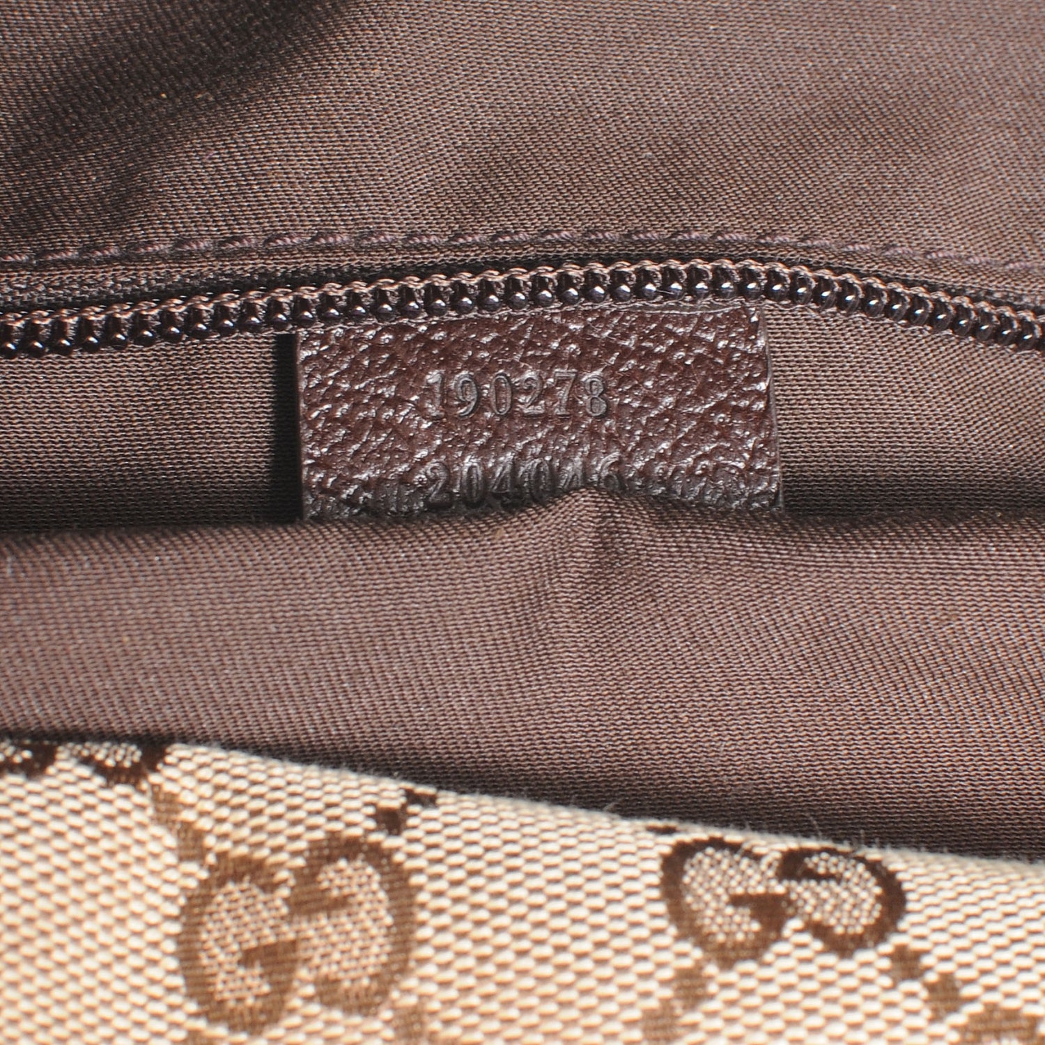 Gucci GG Monogram Web Medium Classic Backpack Brown 7 of 7