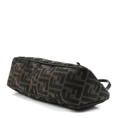 Fendi Zucca Buckle Shoulder Bag Tobacco 8 of 10