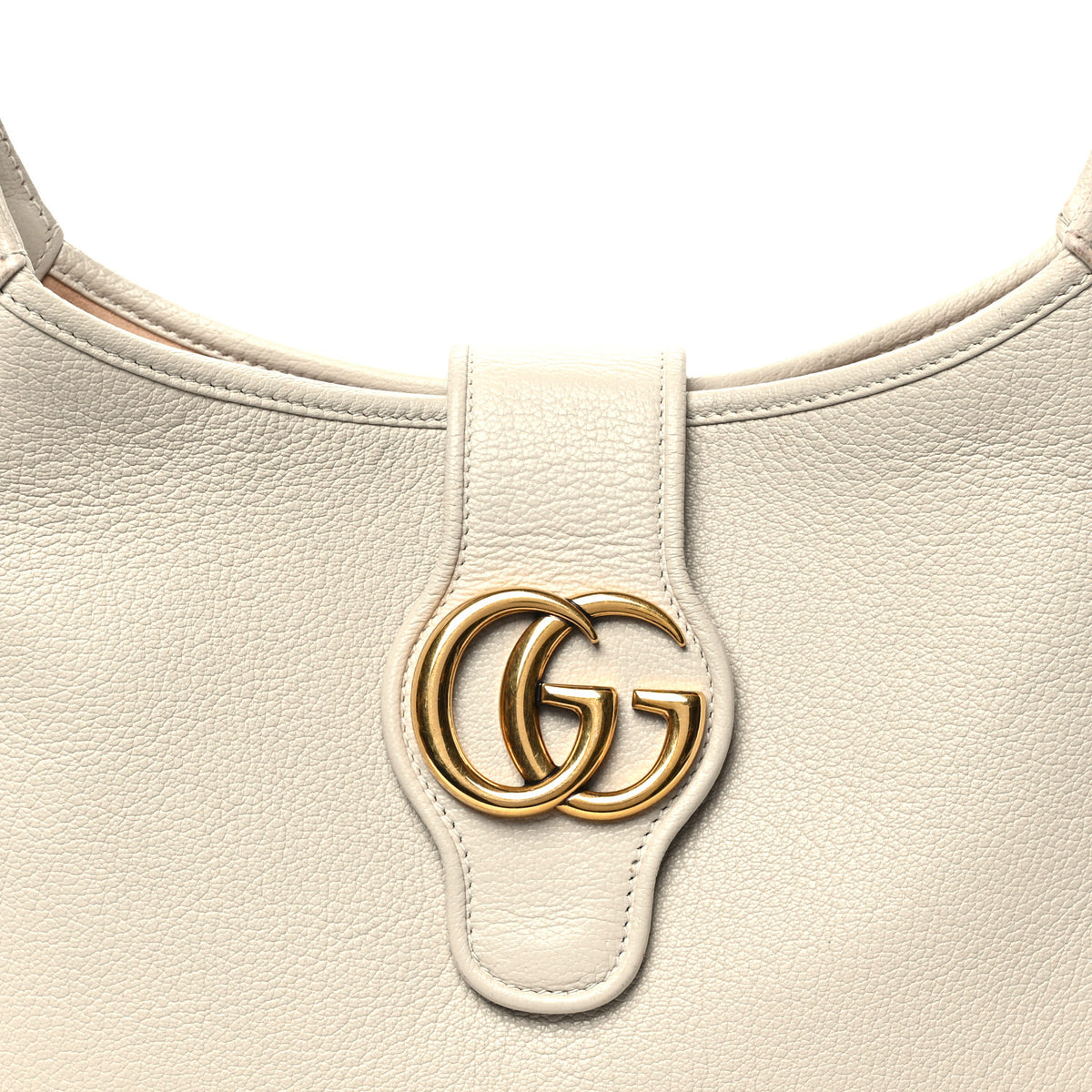 Goatskin Medium Aphrodite Shoulder Bag Mystic White