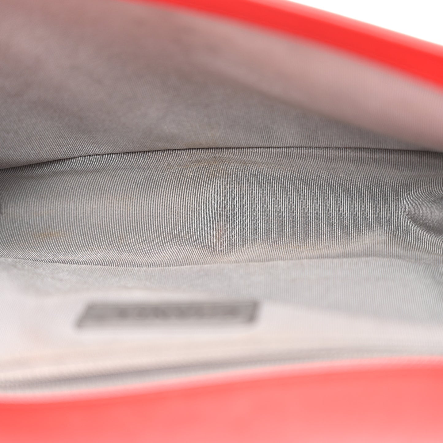 Calfskin Double Stitch New Medium Boy Flap Red