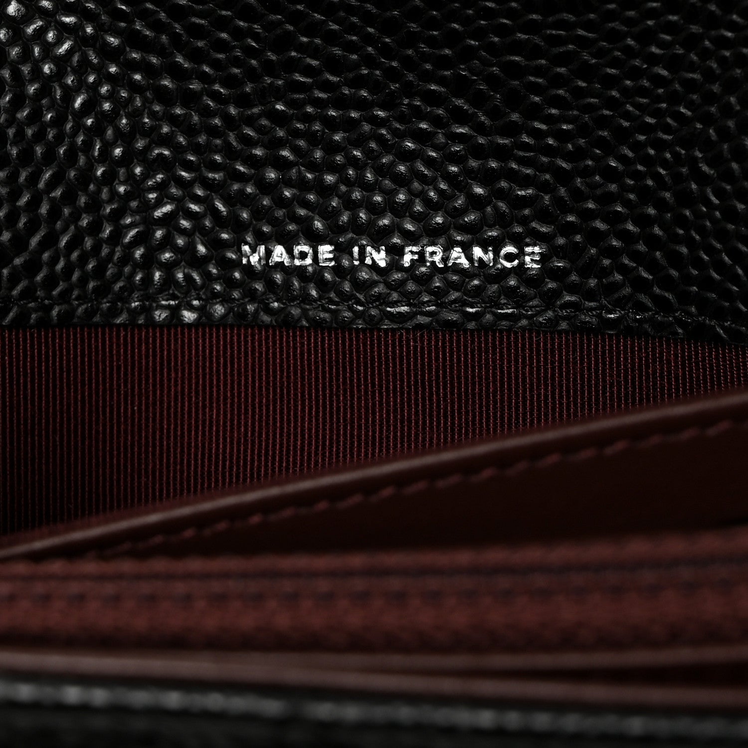 Chanel Caviar Quilted Large Gusset Flap Wallet Black 7 of 9