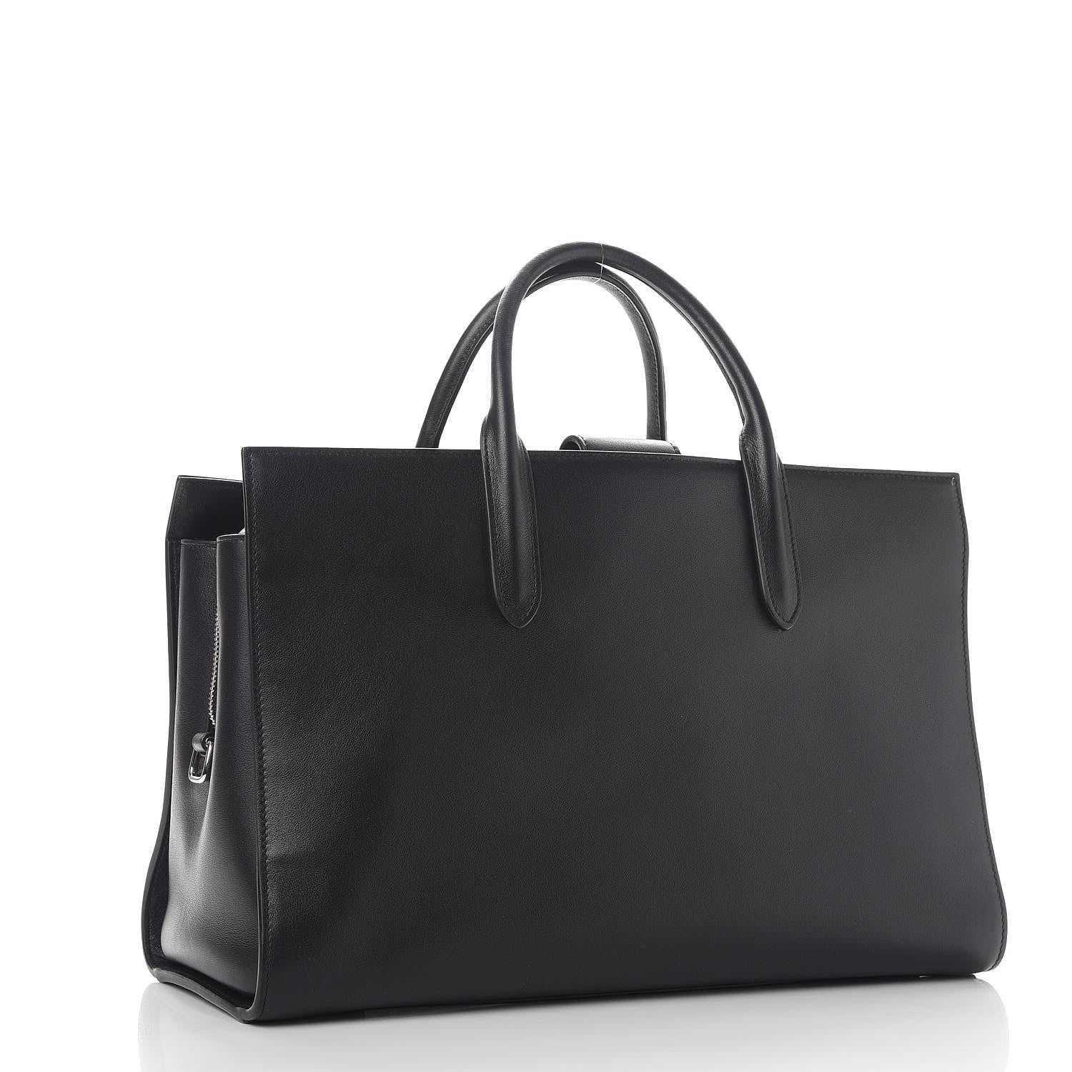 Saint Laurent Calfskin Large Jane Tote Black 3 of 11
