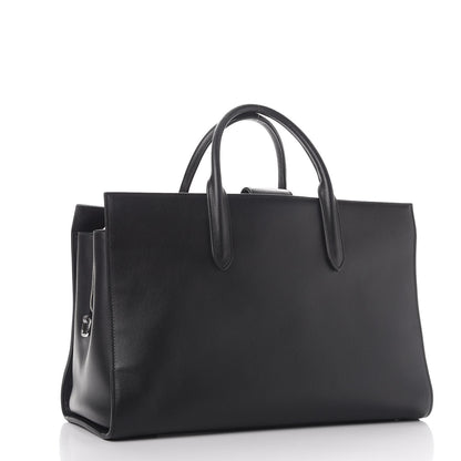 Saint Laurent Calfskin Large Jane Tote Black 3 of 11