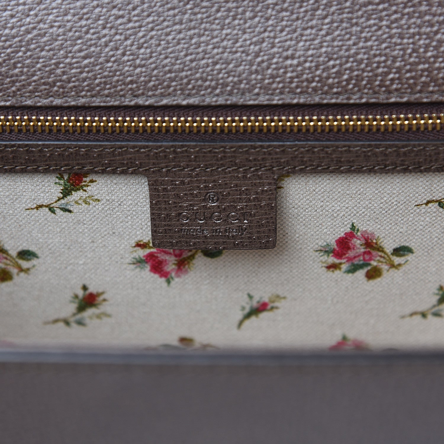 Gucci Calfskin Embroidered Medium Sylvie Top Handle Bag New Acero Multicolor 6 of 9