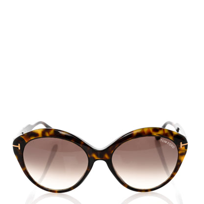 Tom Ford Maxine Round Sunglasses TF763 Tortoise 2 of 8