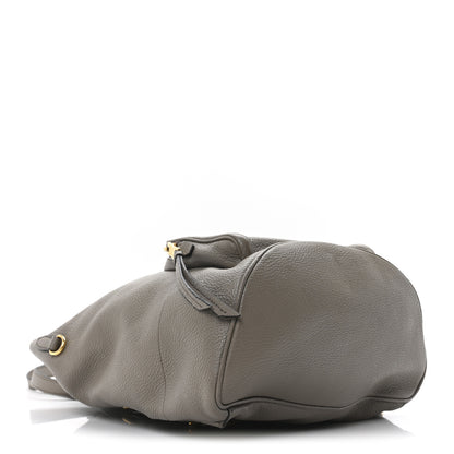Prada Vitello Daino Backpack Argilla 4 of 9