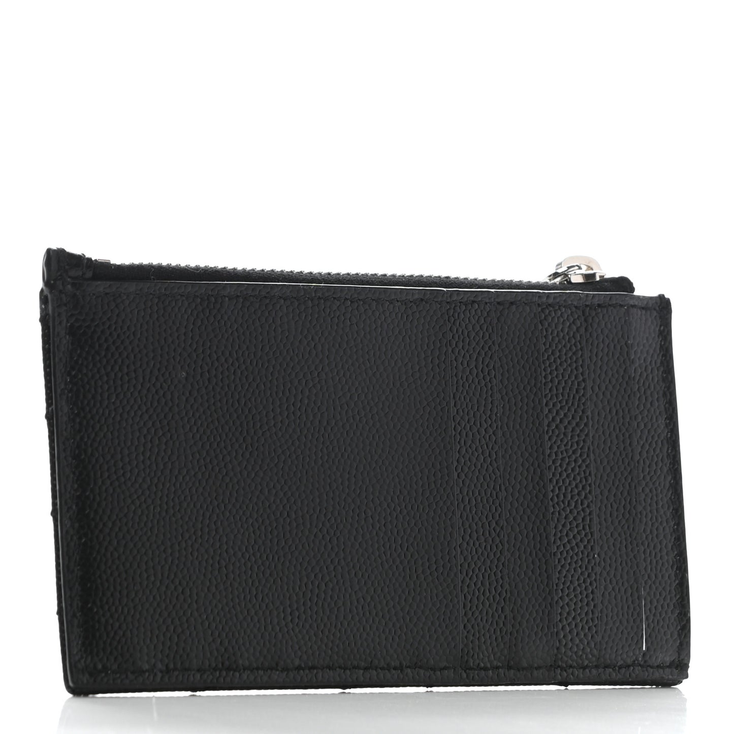 Monogram Grain de Poudre 5 Fragments Zip Pouch Card Holder Black
