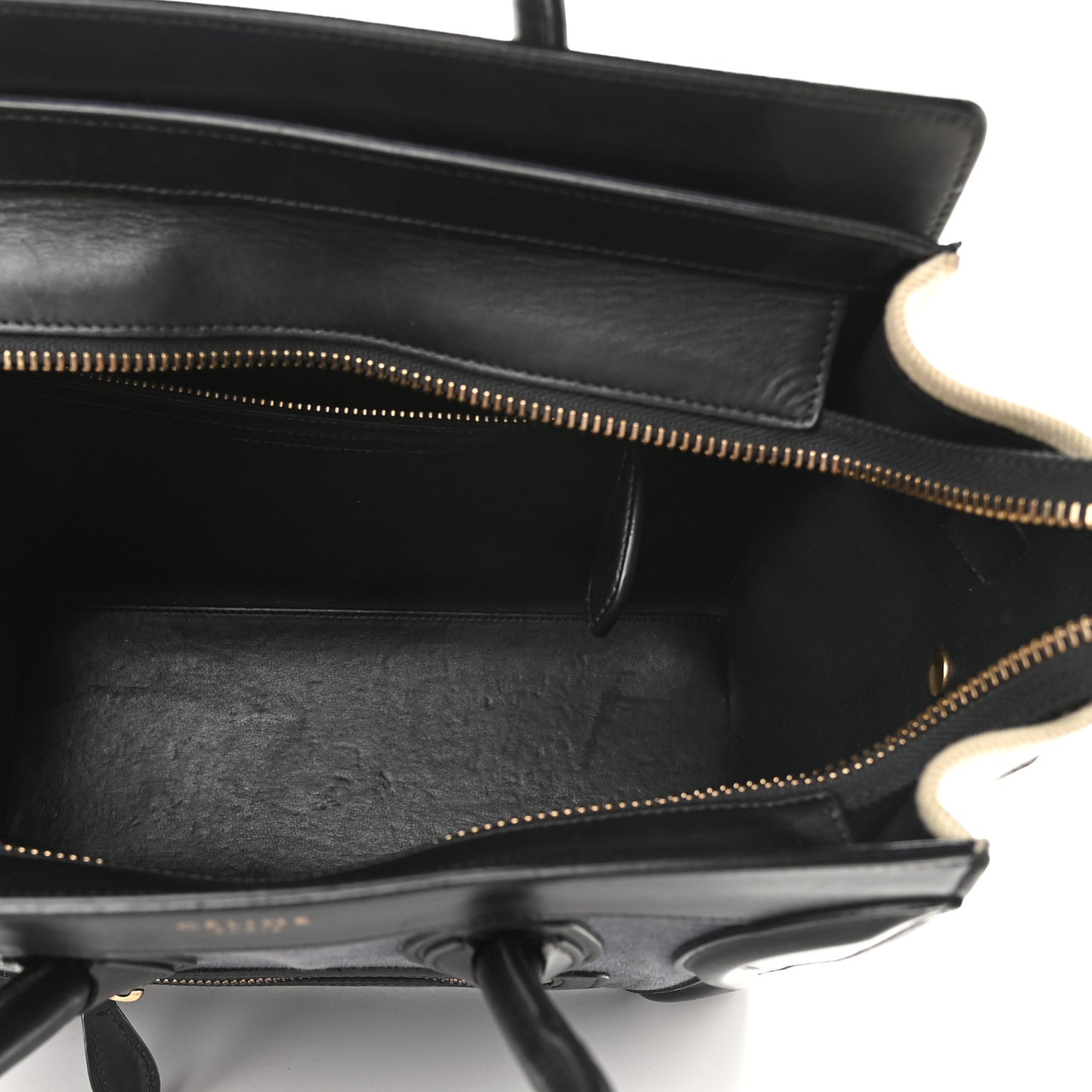 Canvas Smooth Calfskin Micro Tri-Color Luggage Ink