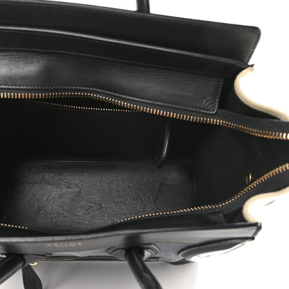 Celine Canvas Smooth Calfskin Micro Tri-Color Luggage Ink 5 of 13