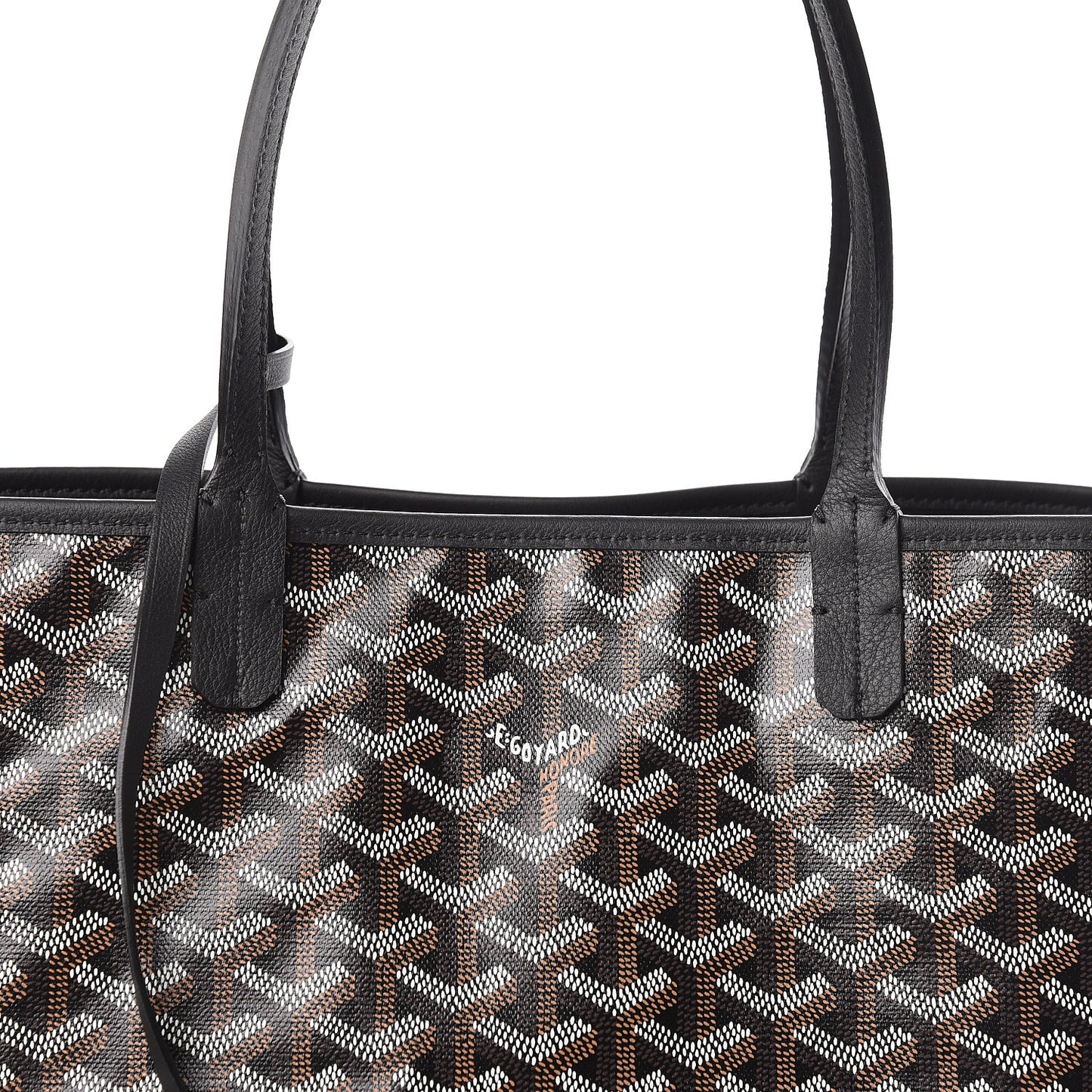 Goyardine Reversible Anjou PM Black