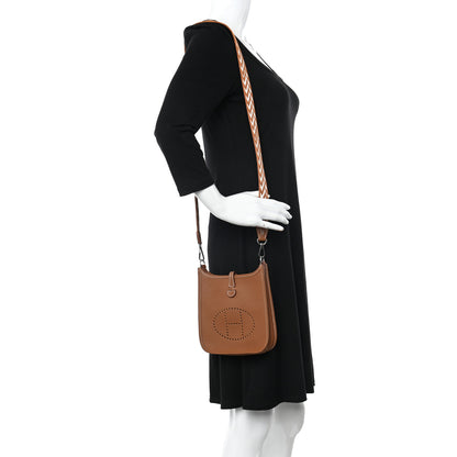 Hermes Taurillon Maurice Amazone Evelyne TPM Gold White 2 of 11