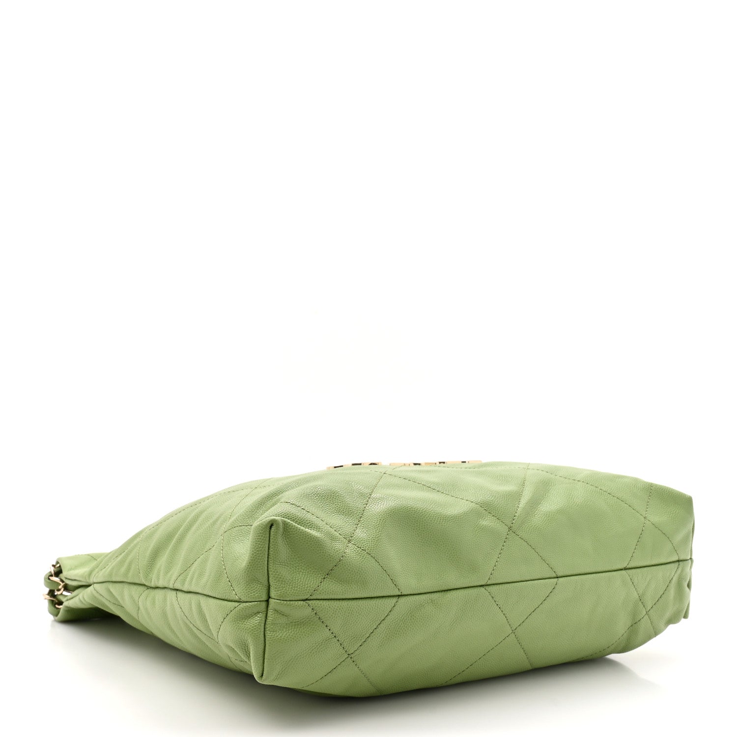 Chanel Shiny Caviar Quilted Small Chanel 22 Green 5 of 11