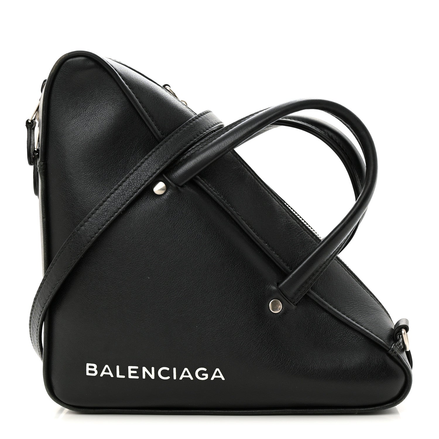 Balenciaga Calfskin S Triangle Duffle Black 1 of 23
