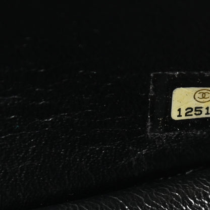 Chanel Metallic Aged Calfskin Quilted Reissue 2.55 Accordion Flap Black 7 of 10
