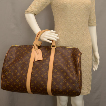 Louis Vuitton Monogram Keepall 50 2 of 9
