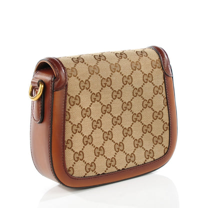 Gucci Monogram Small Lady Web Shoulder Bag Beige Cuir 3 of 8