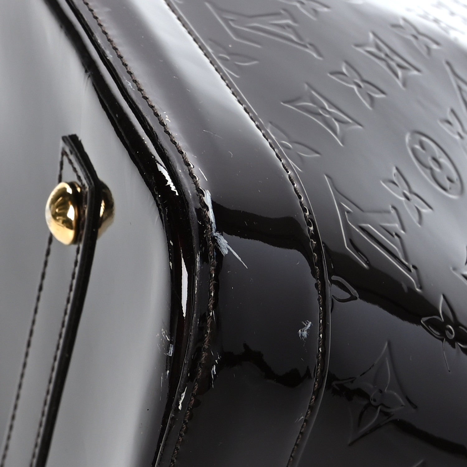 Louis Vuitton Vernis Alma GM Amarante 9 of 12