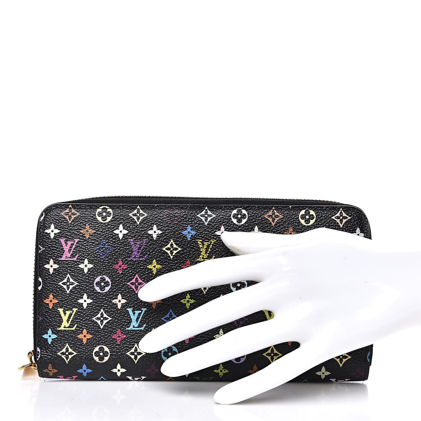 Monogram Multicolor Zippy Wallet Black Grenade