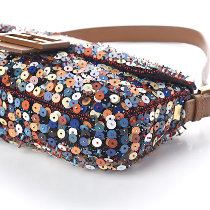 Fendi Sequin Embroidered Baguette Multicolor 9 of 12