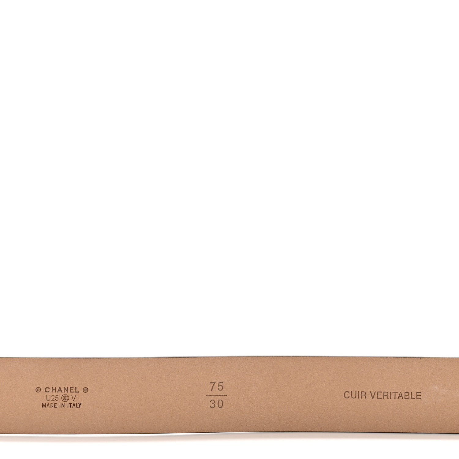 Chanel Calfskin Belt 75 30 Black 5 of 6