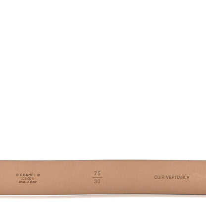 Chanel Calfskin Belt 75 30 Black 5 of 6