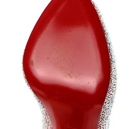 Christian Louboutin Crystal Strass Camilla 100 Pumps 37 Aurora Borea 15 of 21