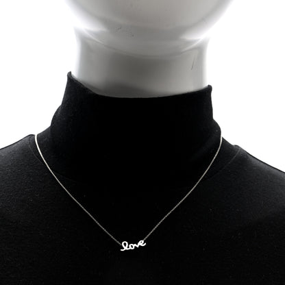 Roberto Coin 18K White Gold Love Necklace 2 of 4