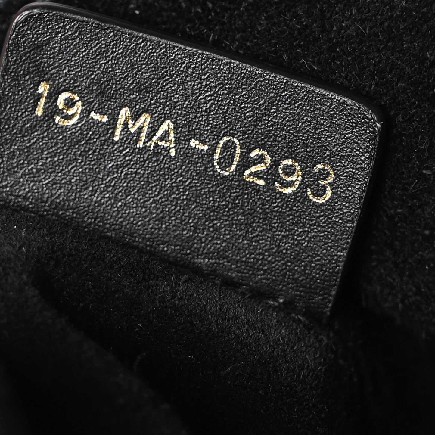 Calfskin Macrocannage Large Toujours Black