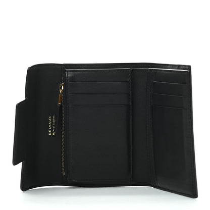 Delvaux Joy Calfskin Tempête Compact Wallet Black 5 of 6