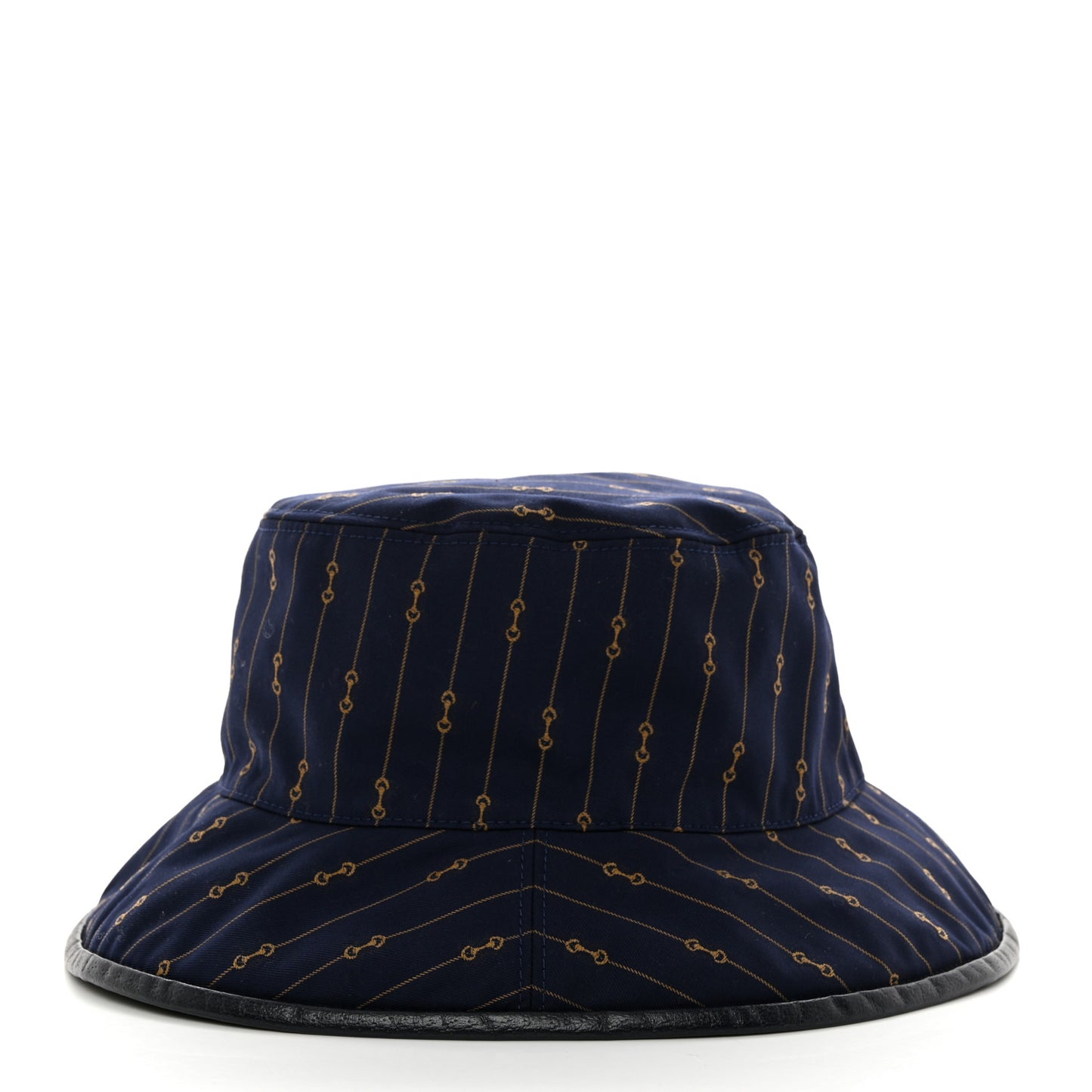 Monogram Bob Double Back Reversible Bucket Hat S Beige Midnight Blue