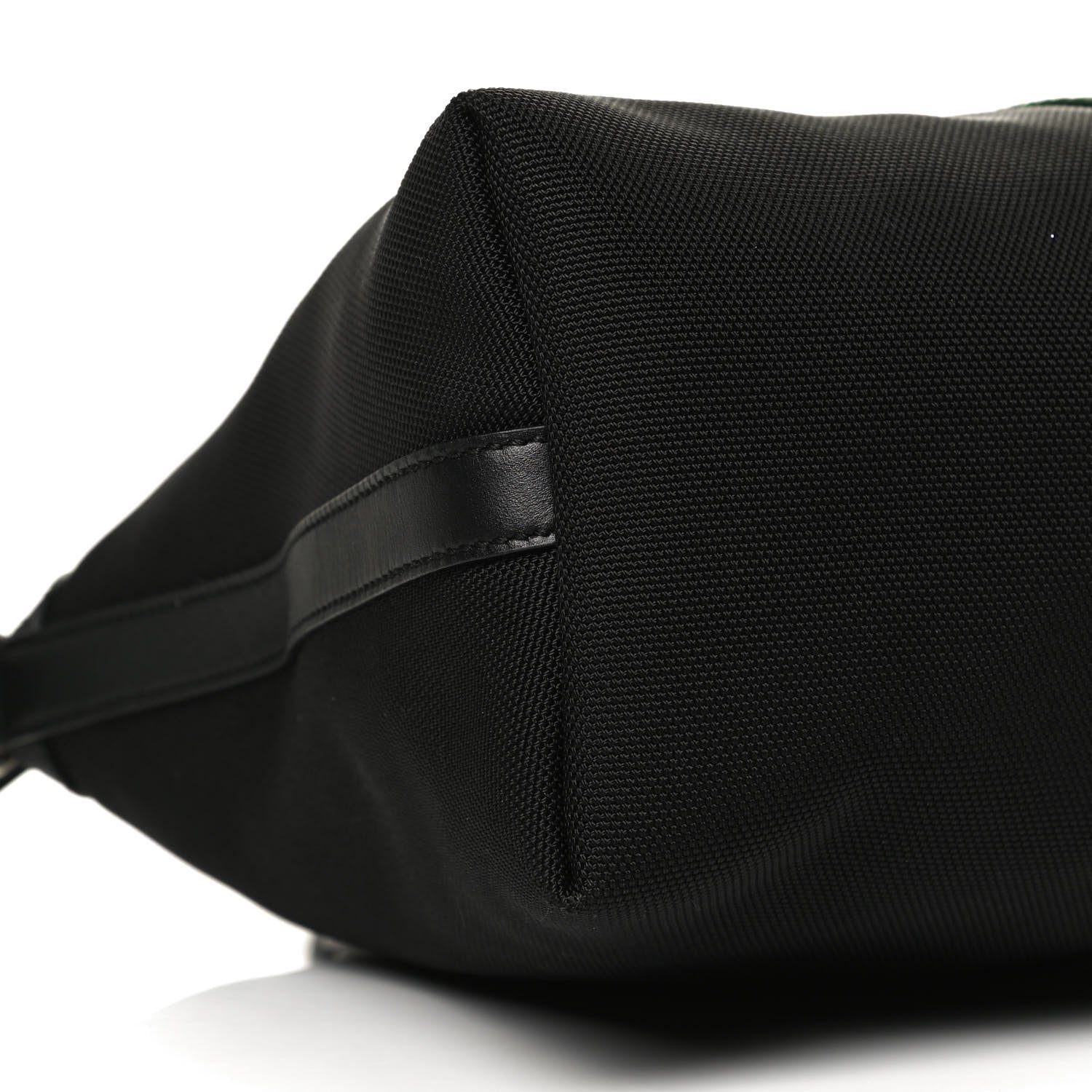 Gucci Nylon Web Top Handle Shoulder Bag Black 11 of 12