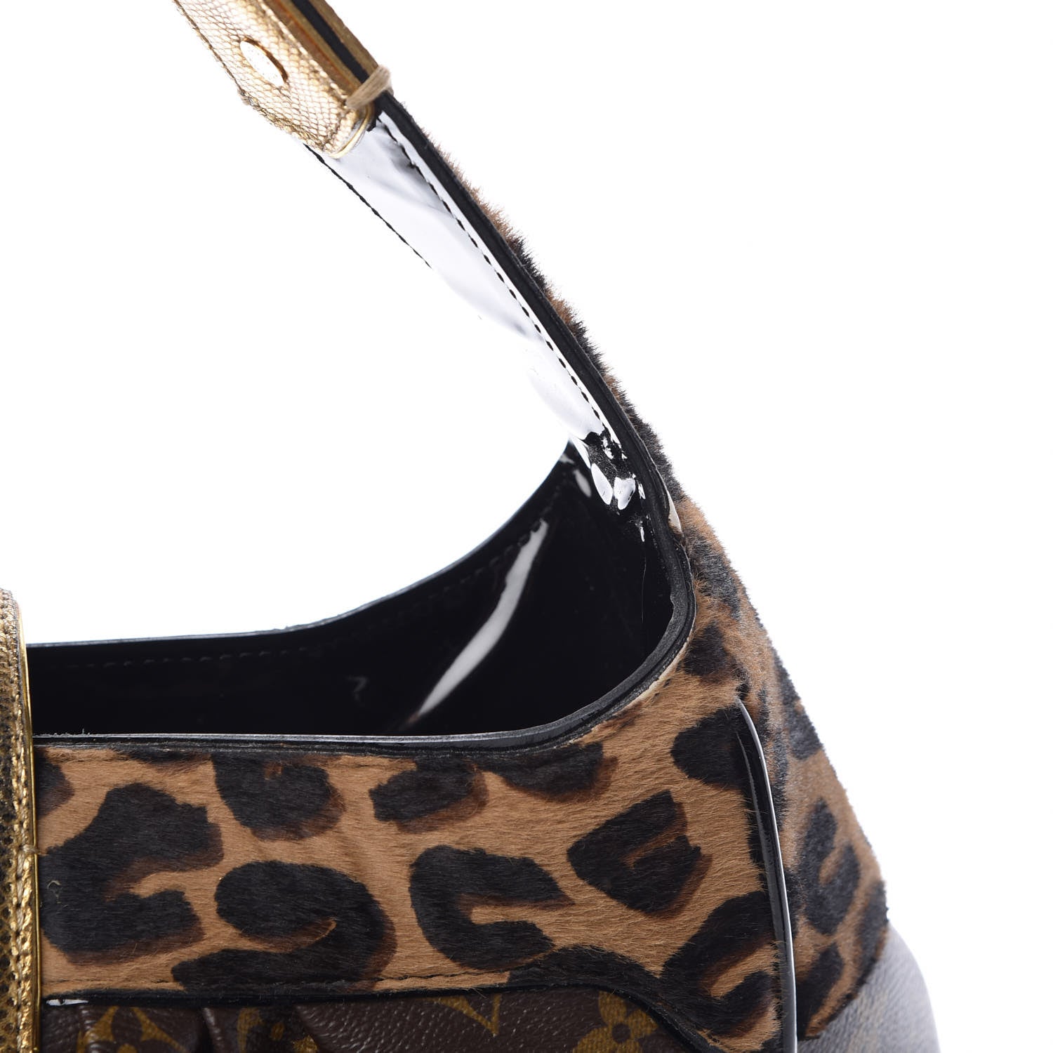 Louis Vuitton Monogram Leopard Polly 10 of 17
