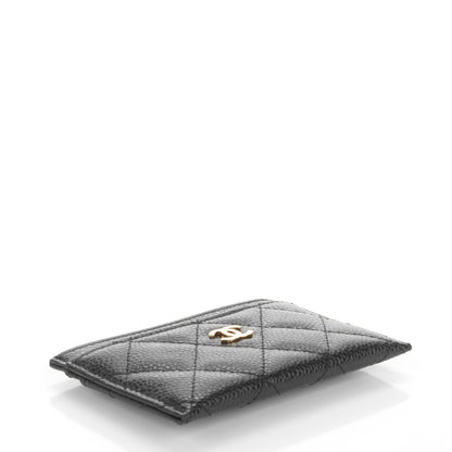 Chanel Caviar Quilted Card Holder Black 4 of 8