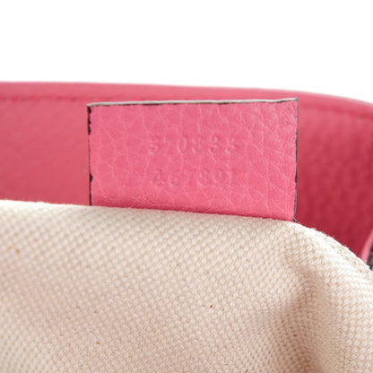 Gucci Cellarius Calfskin Medium Bamboo Backpack Glossy Pink 7 of 7