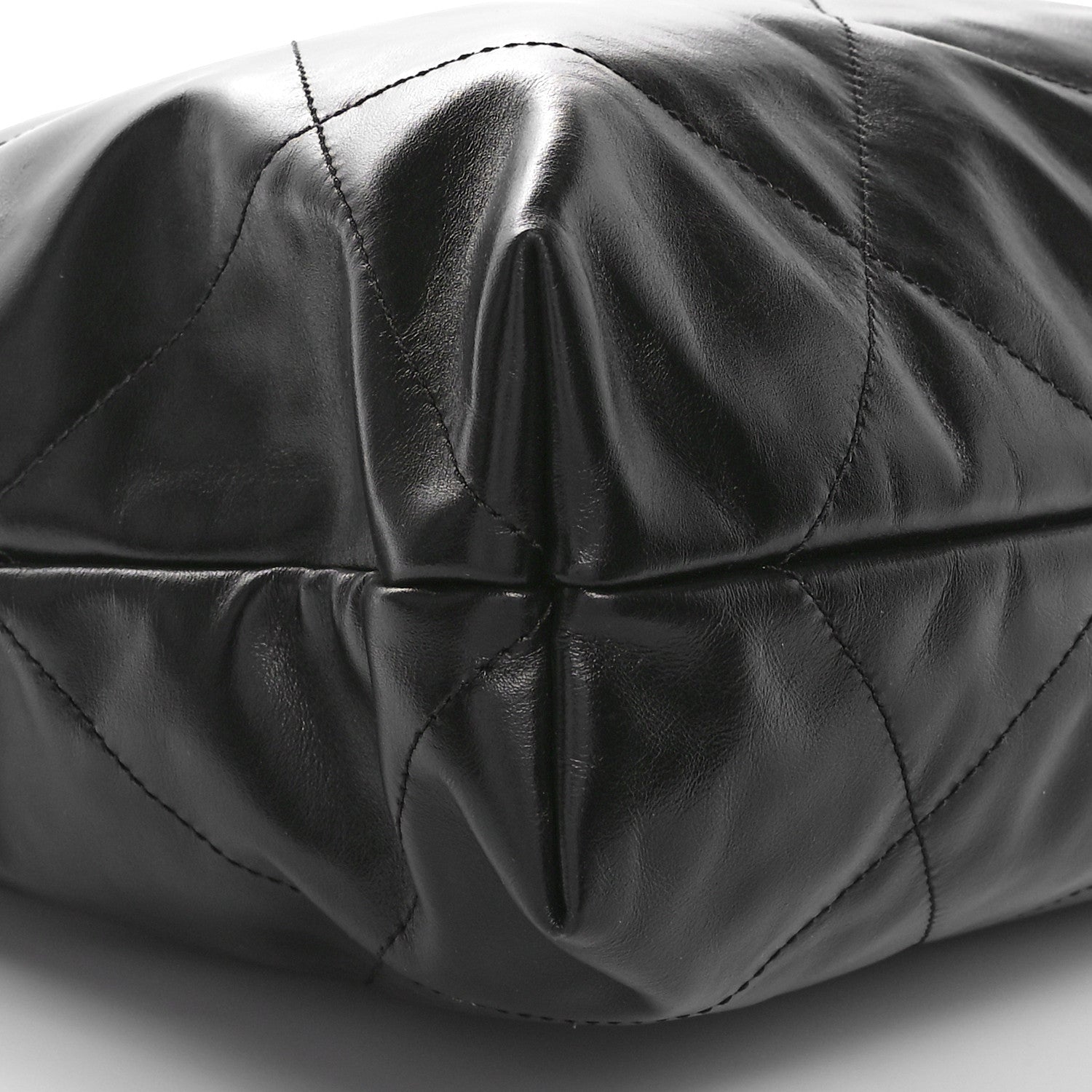 Chanel Shiny Calfskin Quilted Chanel 22 Black 10 of 11