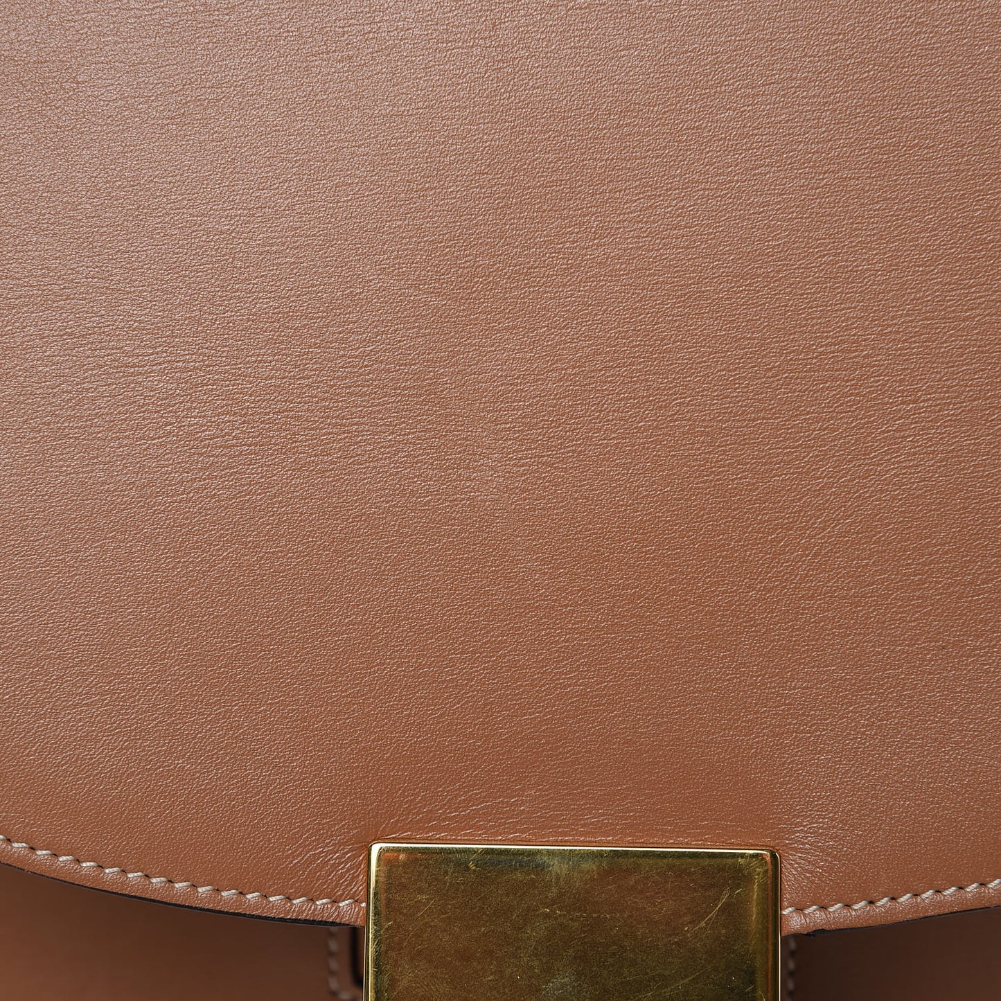 Palmelato Calfskin Medium Trotteur Tan