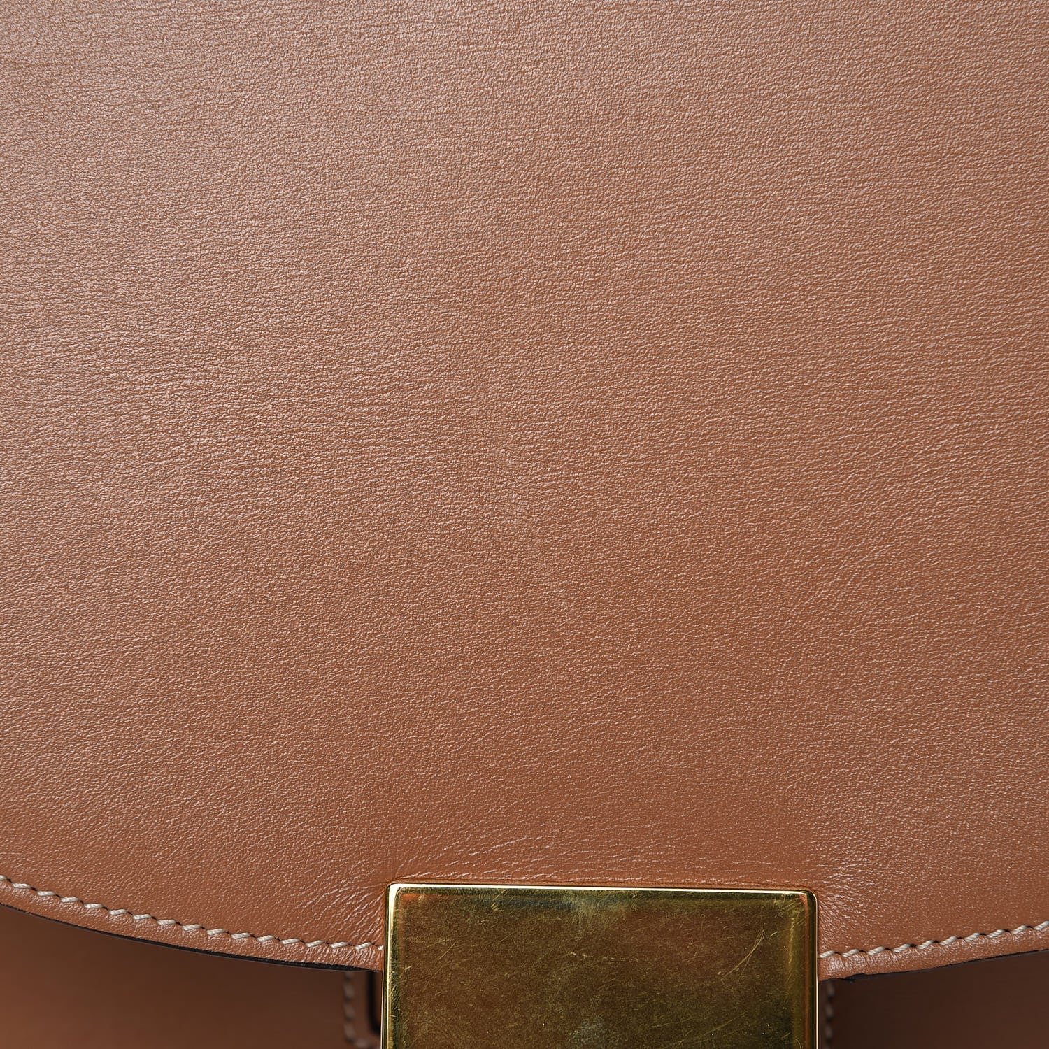 Celine Palmelato Calfskin Medium Trotteur Tan 12 of 12