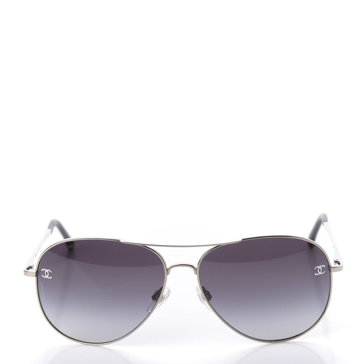 Metal Aviator CC Sunglasses 4189 T-Q Silver