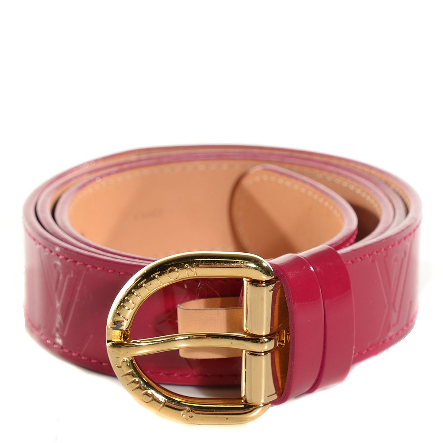 Vernis Ceinture 30mm Belt 90 36 Rose Indien